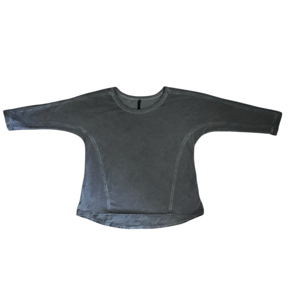 XCVI Thick Cotton 3/4 Sleeve Shirt sz L